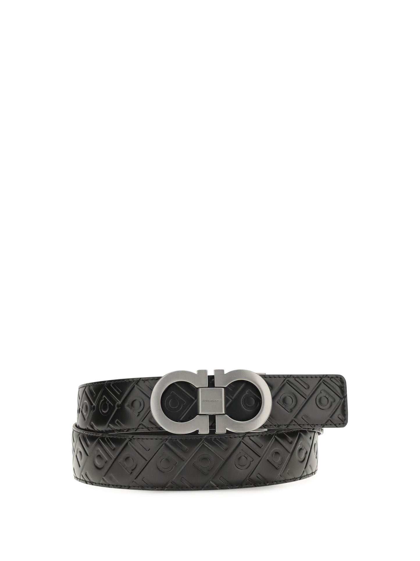 FERRAGAMO Reversible leather Gancini Belt