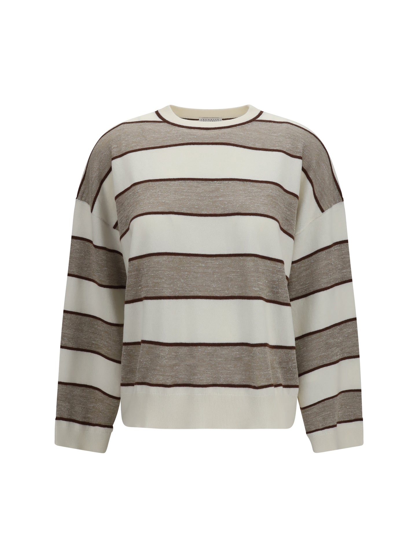 BRUNELLO CUCINELLI Striped long-sleeve Sweater