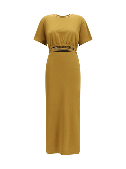 PINKO Midi Dress with a cut-out detailing