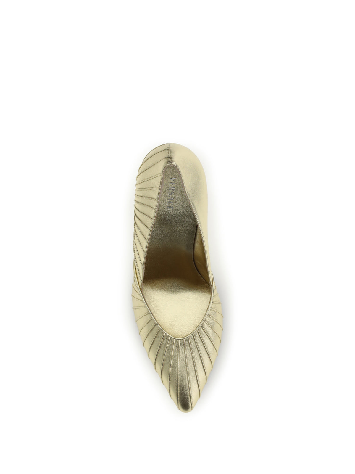 Versace Metallic leather Pumps - Light Gold