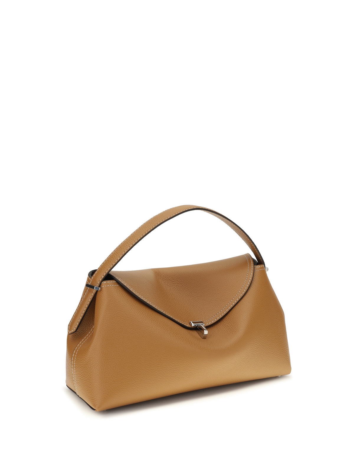 Toteme T-lock Handbag - Tan