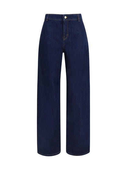 Max Mara Studio Barrel Jeans - Dark Pulito