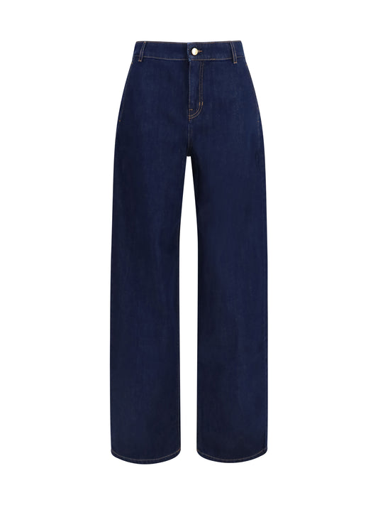 Max Mara Studio Barrel Jeans - Dark Pulito