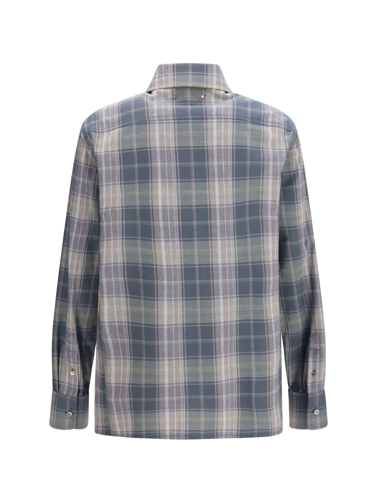 Golden Goose Journey checked Shirt - Balsam Green / Faded Cognac