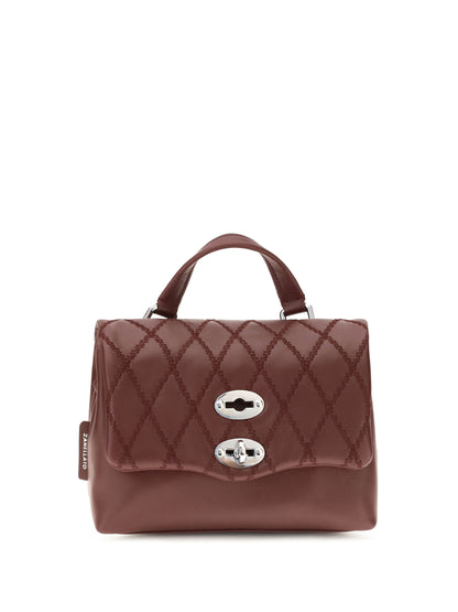 Zanellato Mini Postina Tramè leather Top Handle Bag - Red Palio Di Siena