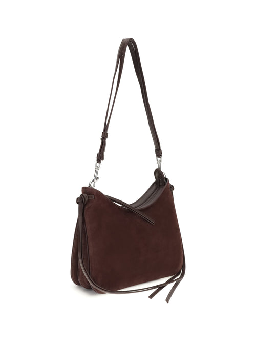 Phoebe Philo Gig Shoulder Small - Oxblood Silver