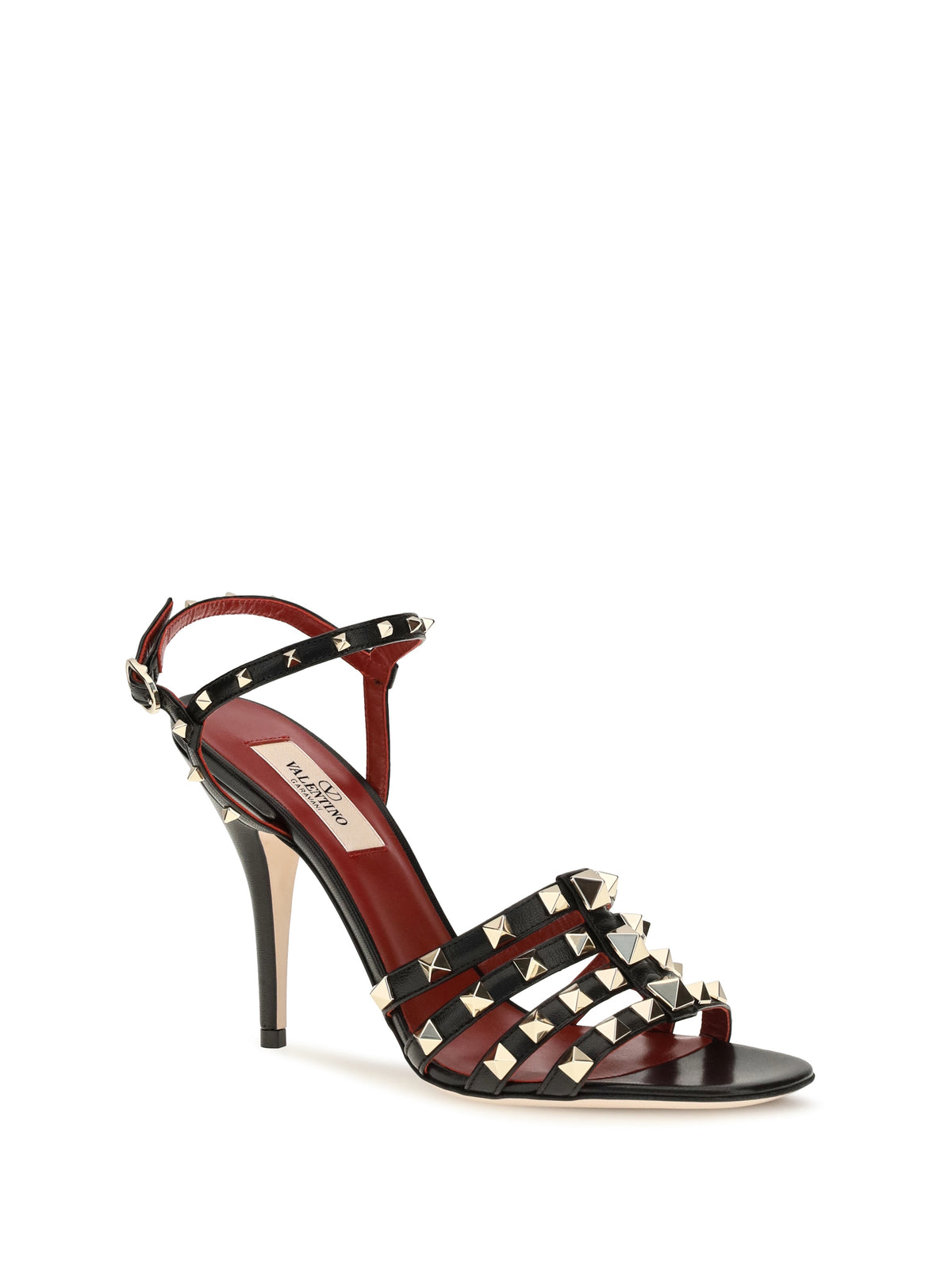 Valentino Garavani Rockstud kidskin Sandals - Black