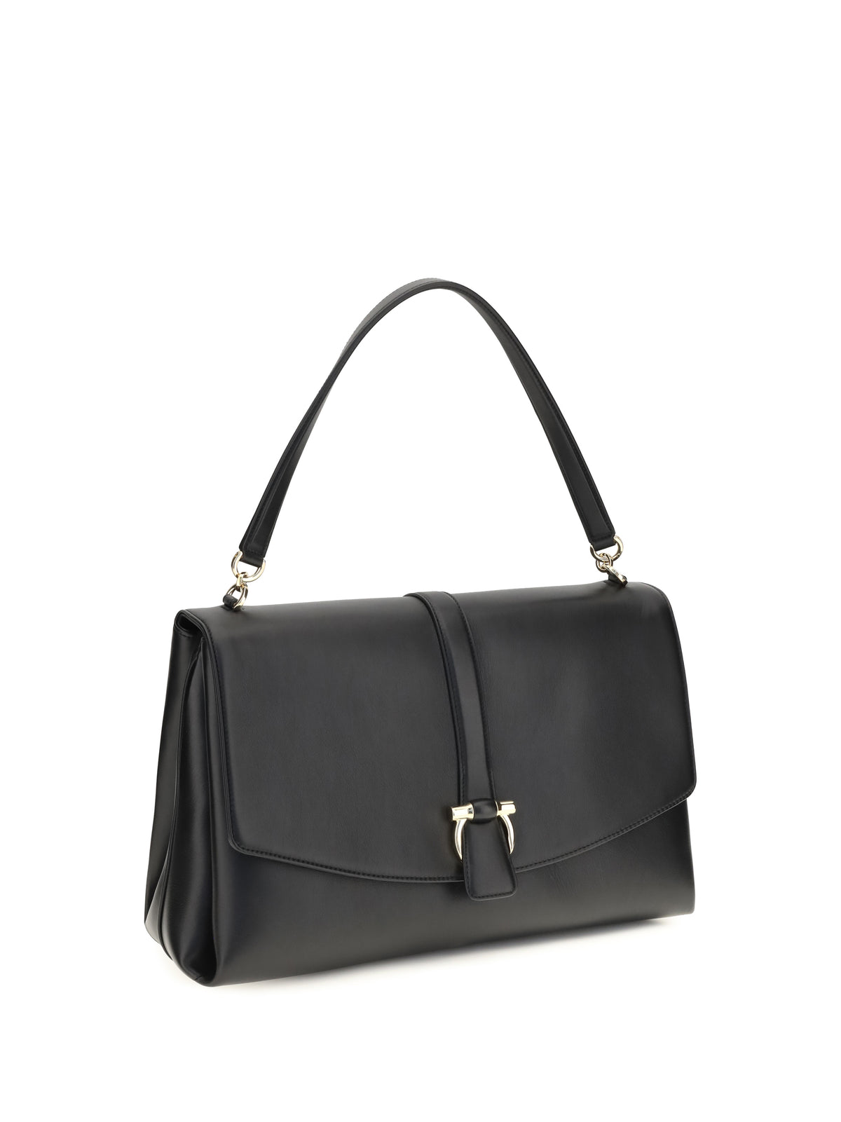 Ferragamo Large Mia Shoulder Bag - Black