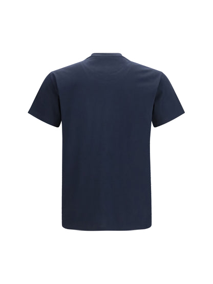 FENDI Cotton T-shirt with asymmetric logo