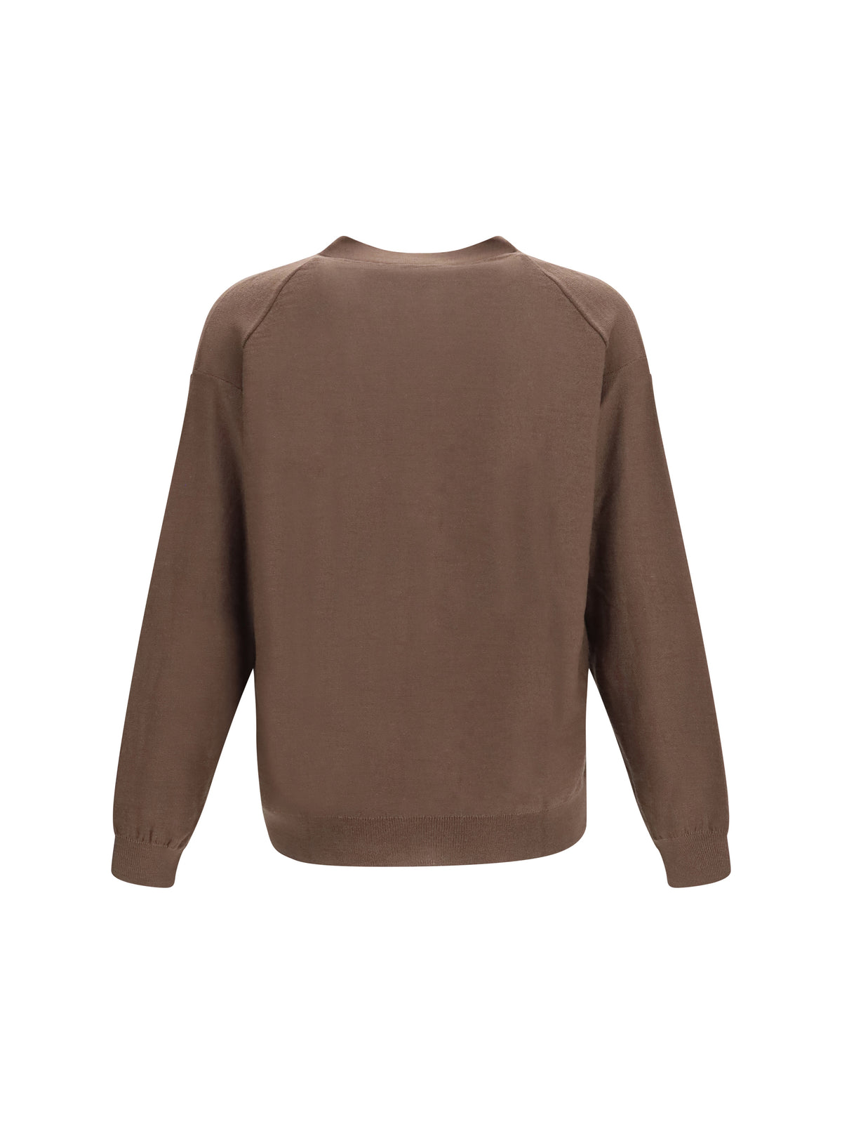 Lemaire Merino wool blend Cardigan - Shitake