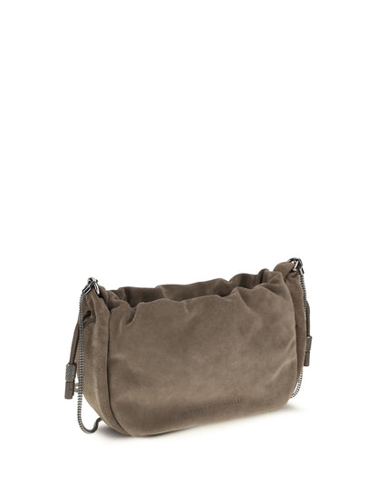BRUNELLO CUCINELLI Suede Shoulder Bag