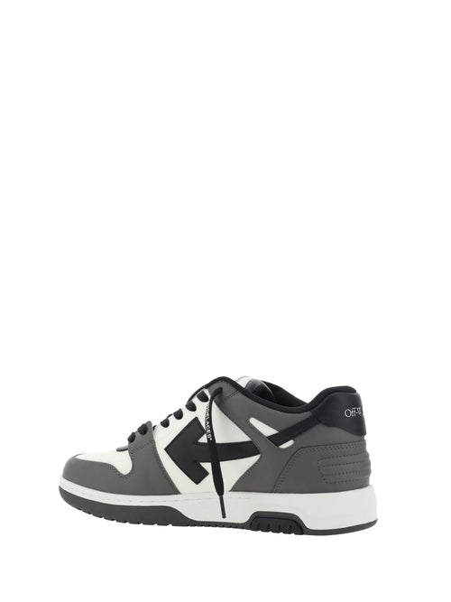 Off-White Out Of Officel leather Sneakers - Dark Grey - Black