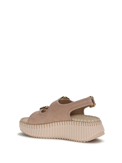 CHLOÉ Nama wedge Sandals