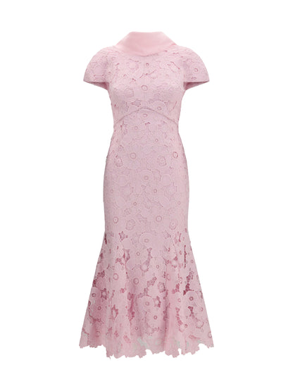 SELF-PORTRAIT Lace midi Dress