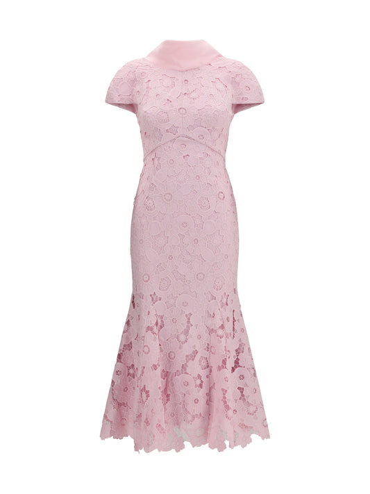SELF-PORTRAIT Lace midi Dress