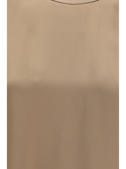 Toteme Satin T-shirt - Latte