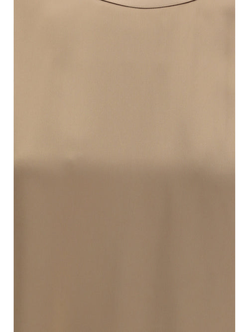 Toteme Satin T-shirt - Latte