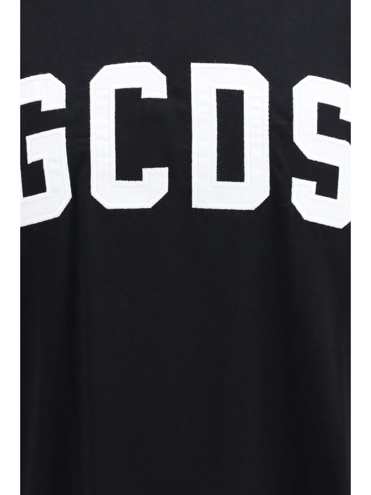 GCDS Regular logo T-shirt - Black/Red