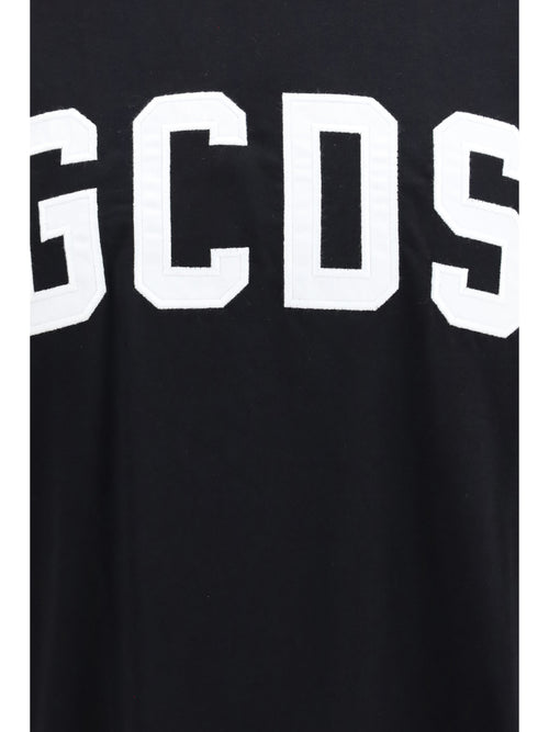 GCDS Regular logo T-shirt - Black/Red