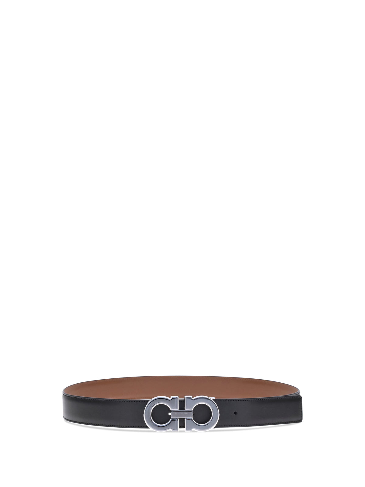 Ferragamo Gancini reversible Belt - Black