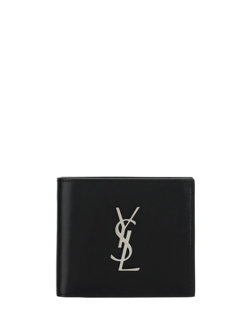 Saint Laurent Leather Wallet - Black