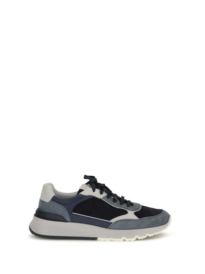 Brunello Cucinelli Leather Sneakers - Night Sky