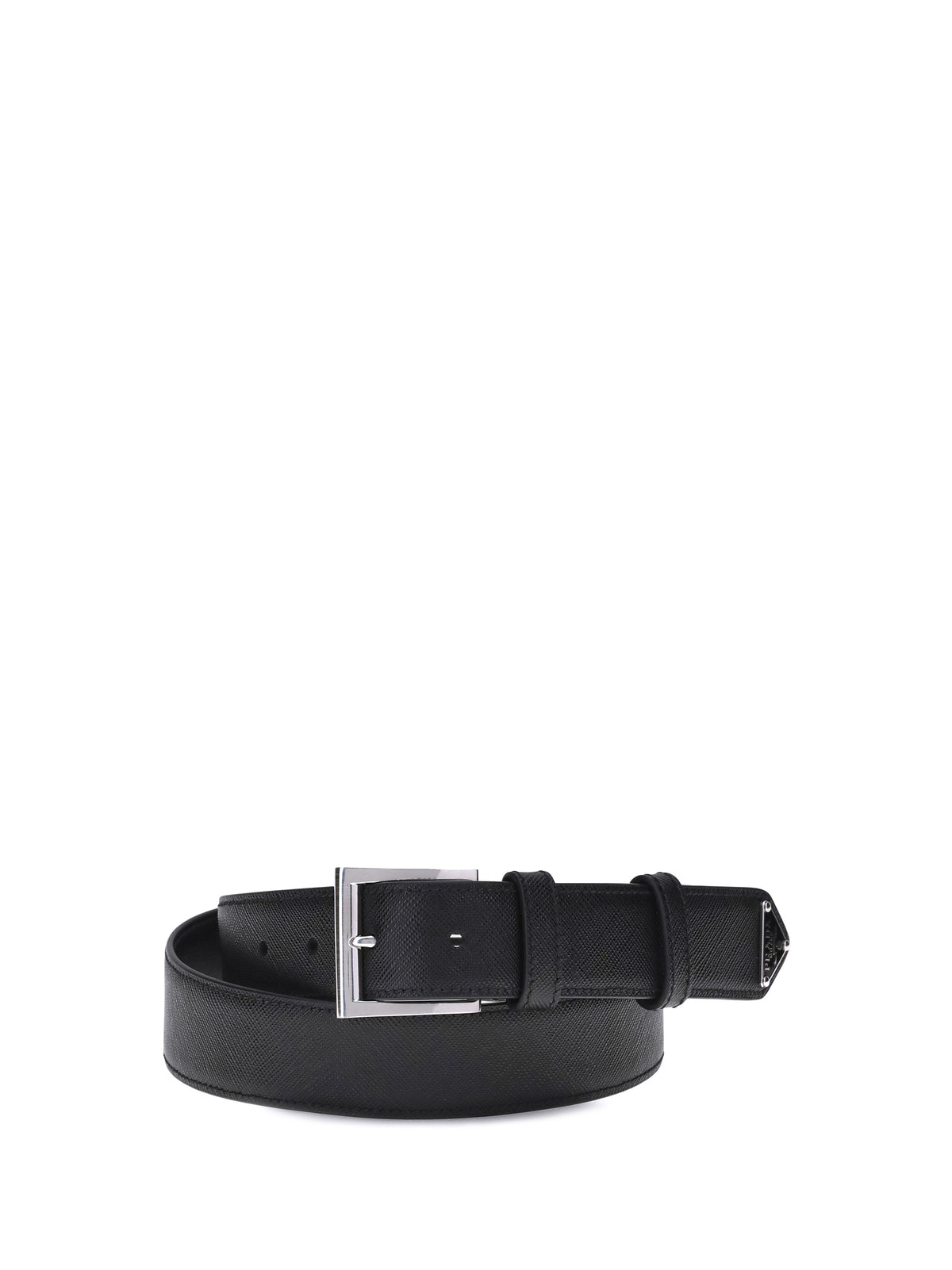 Prada Saffiano Belt - Black