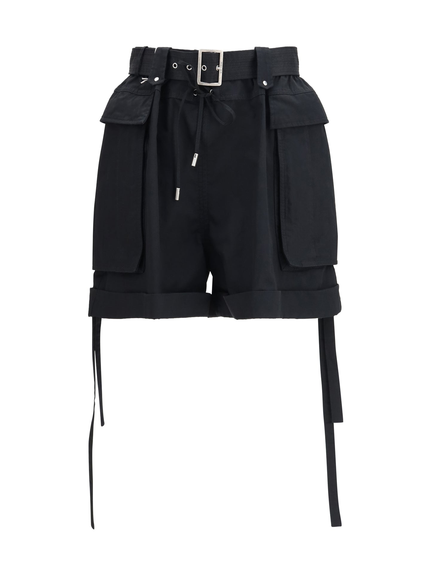 ALEXANDER McQUEEN Cotton Shorts with belt
