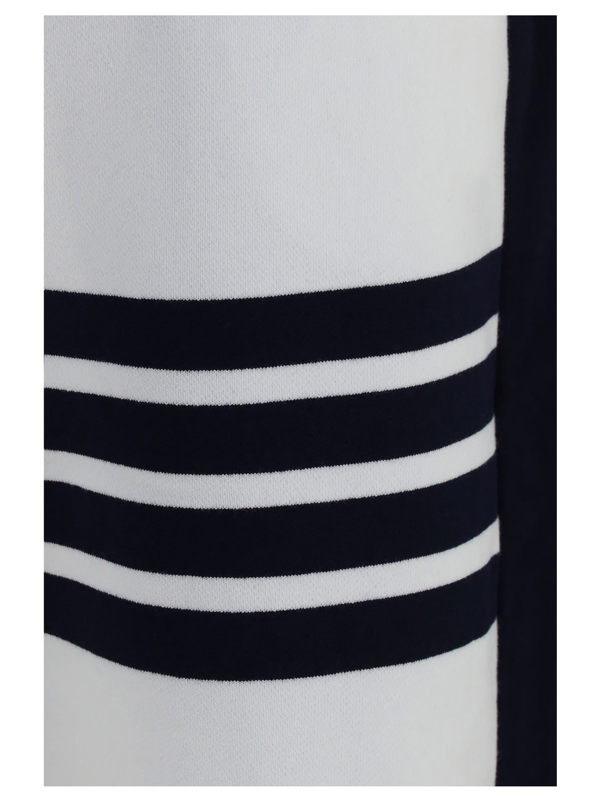 Thom Browne Loopback 4-Bar Track Pants - White / Navy