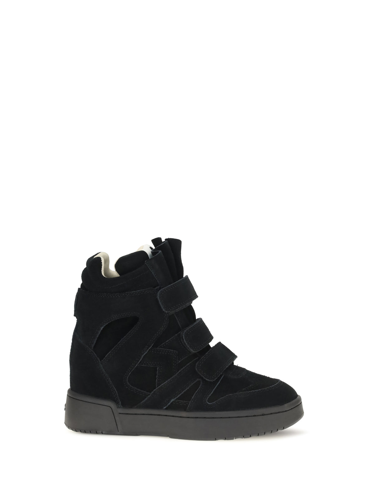 Isabel Marant Wedge leather Sneakers IM3-GZ - Black Midnight