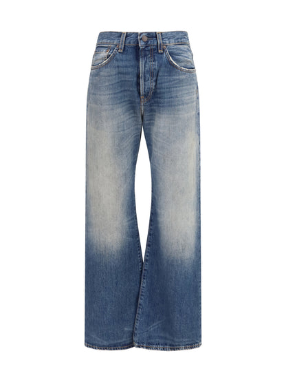 Acne Studios 2021F wide-leg Jeans - Mid Blue