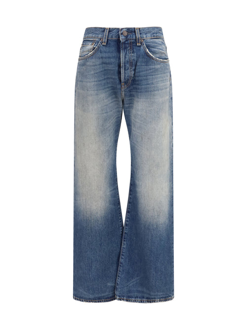 Acne Studios 2021F wide-leg Jeans - Mid Blue