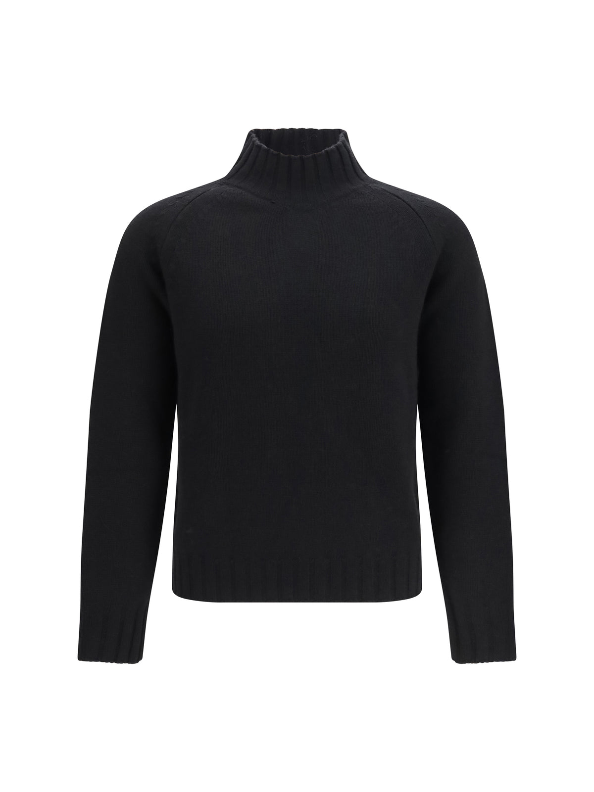 Aragona Cashmere High neck Sweater - Black