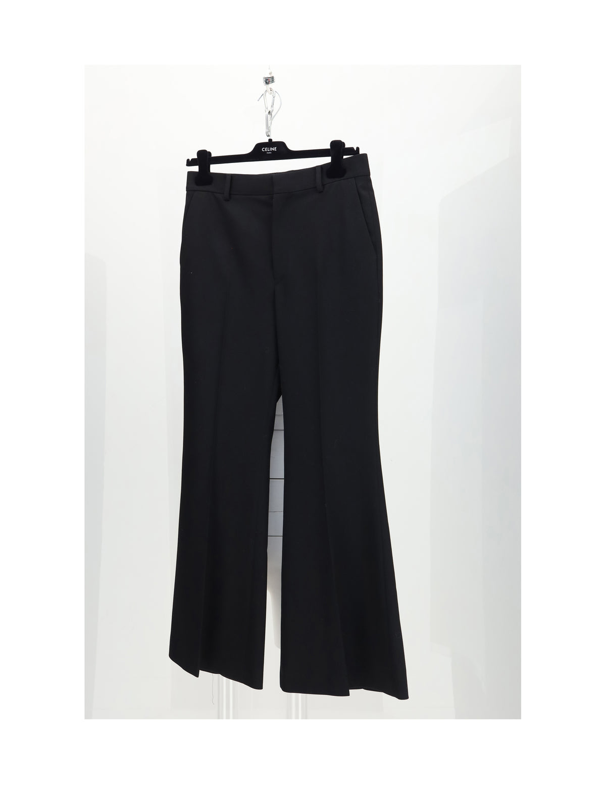 Celine KICK 3D FLARE TROUSERS - Black