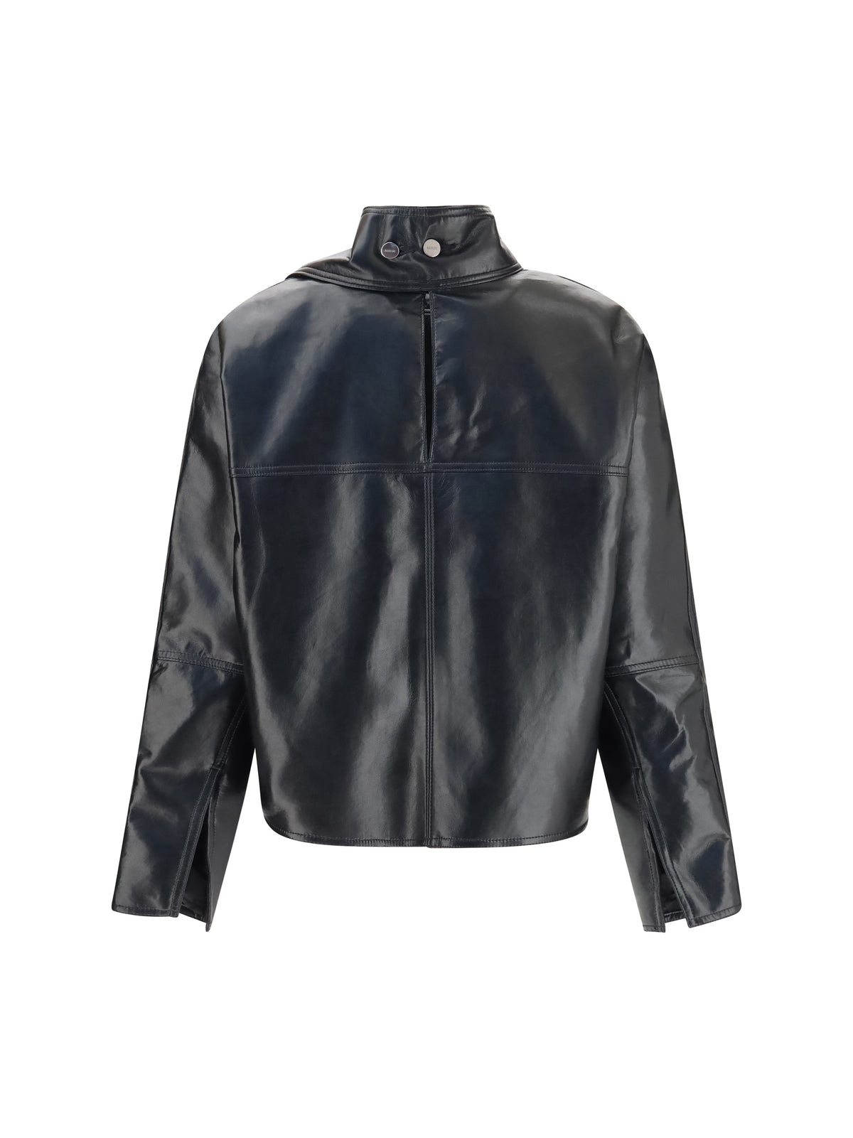 Agolde Kembra recycled leather Top - Detox (Black)