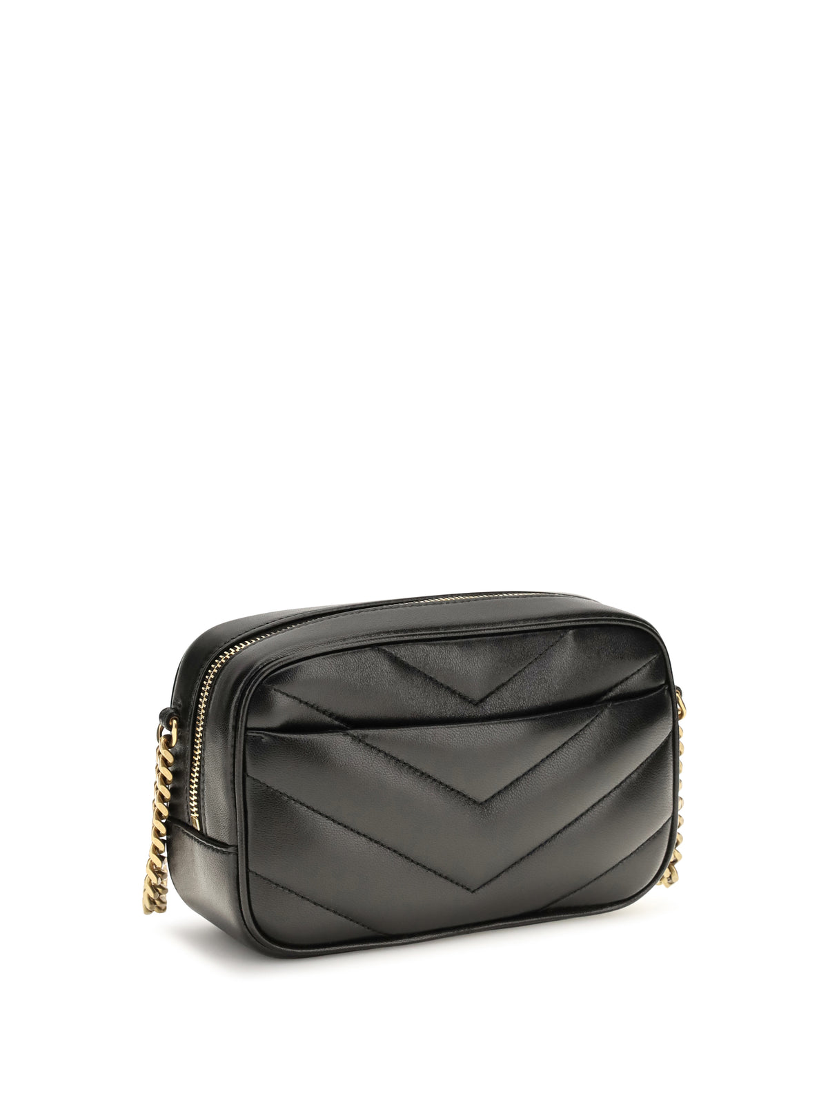 Saint Laurent Loulou mini leather Shoulder Bag - Black