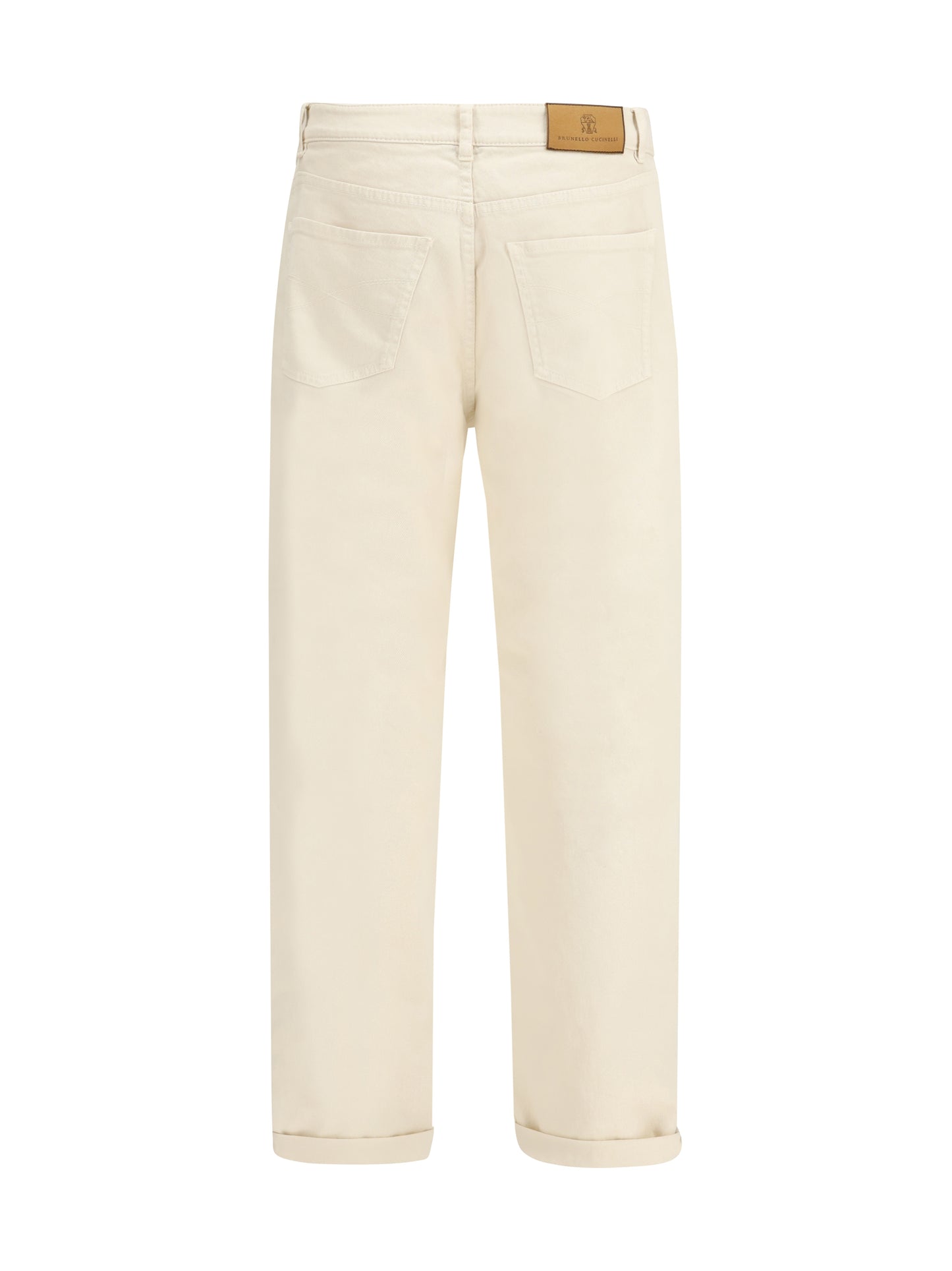 BRUNELLO CUCINELLI Jeans with turn-up hem