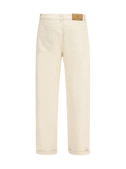 BRUNELLO CUCINELLI Jeans with turn-up hem