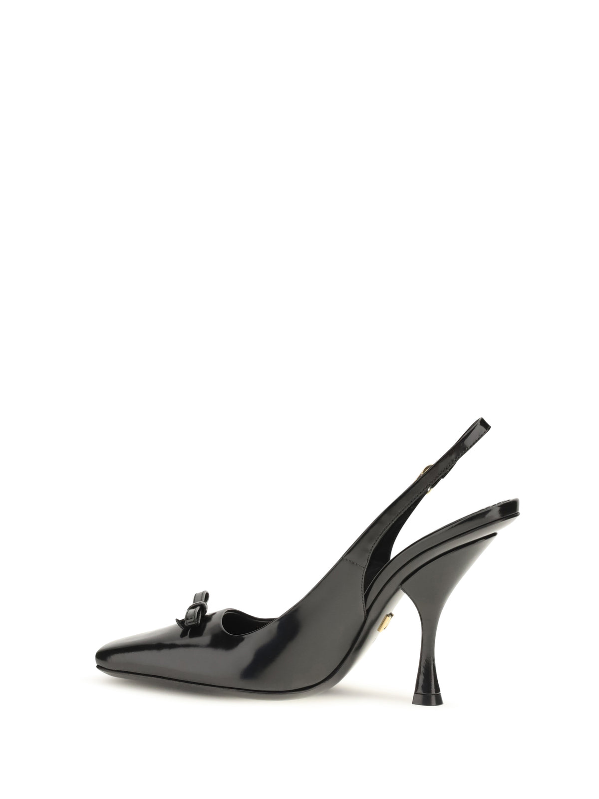 Dolce & Gabbana Leather Slingback Pumps - Black