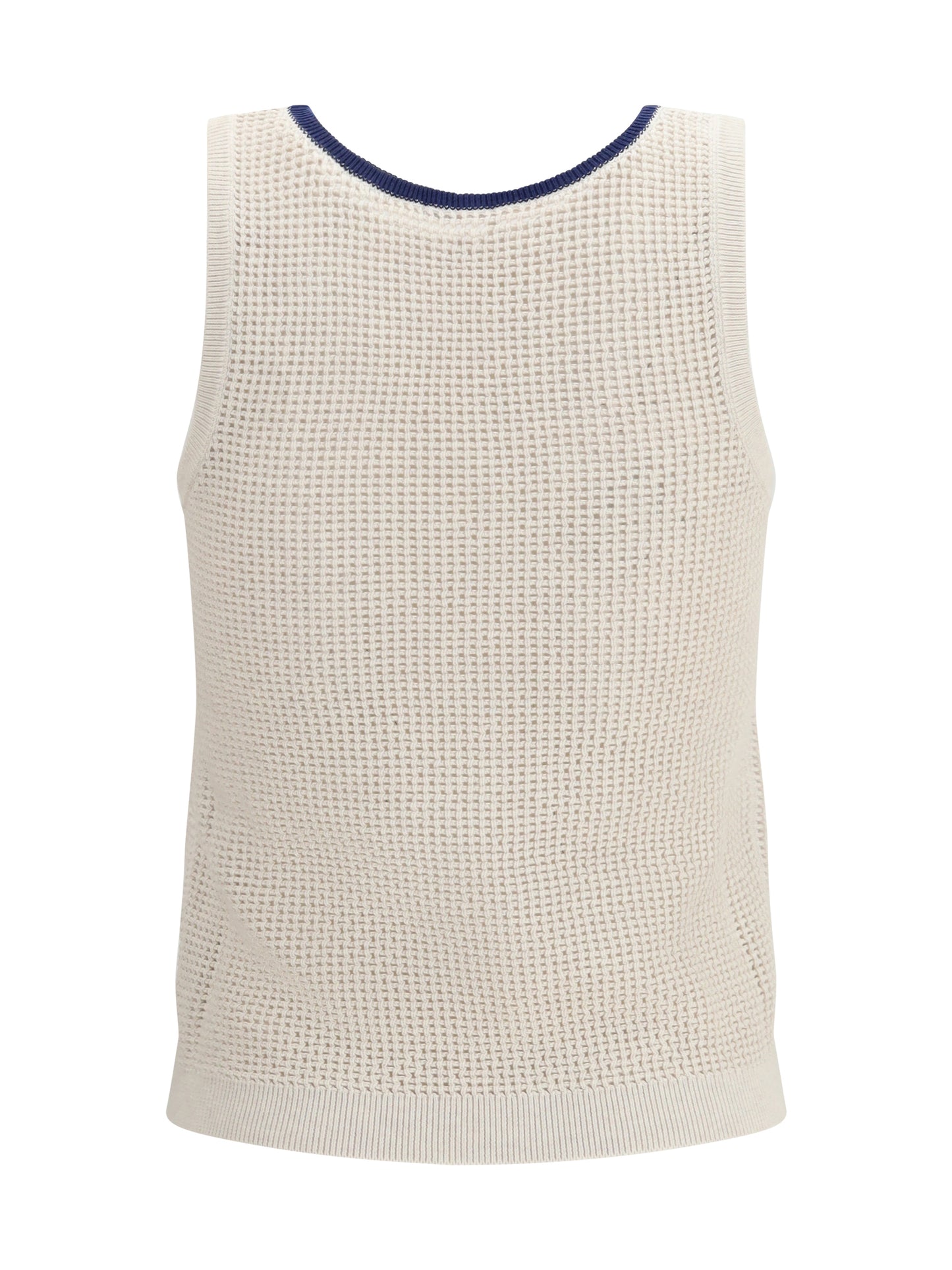 BRUNELLO CUCINELLI Cotton mesh knit Top