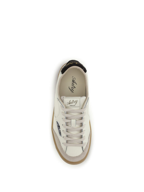 Autry Windscape Low leather Sneakers - Marshmallow/Sand/Brown