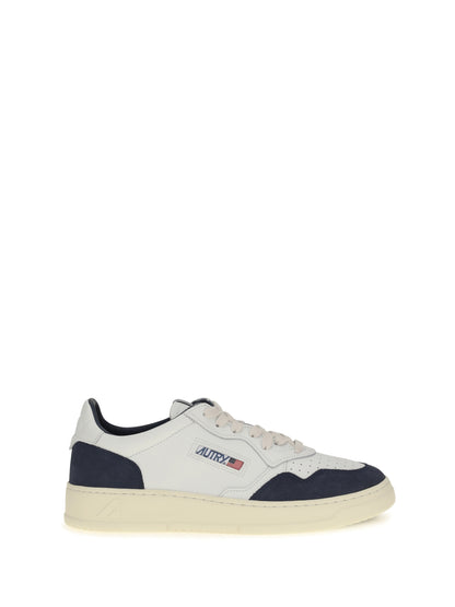 Autry Medalist Low Sneakers - Wht/Denim