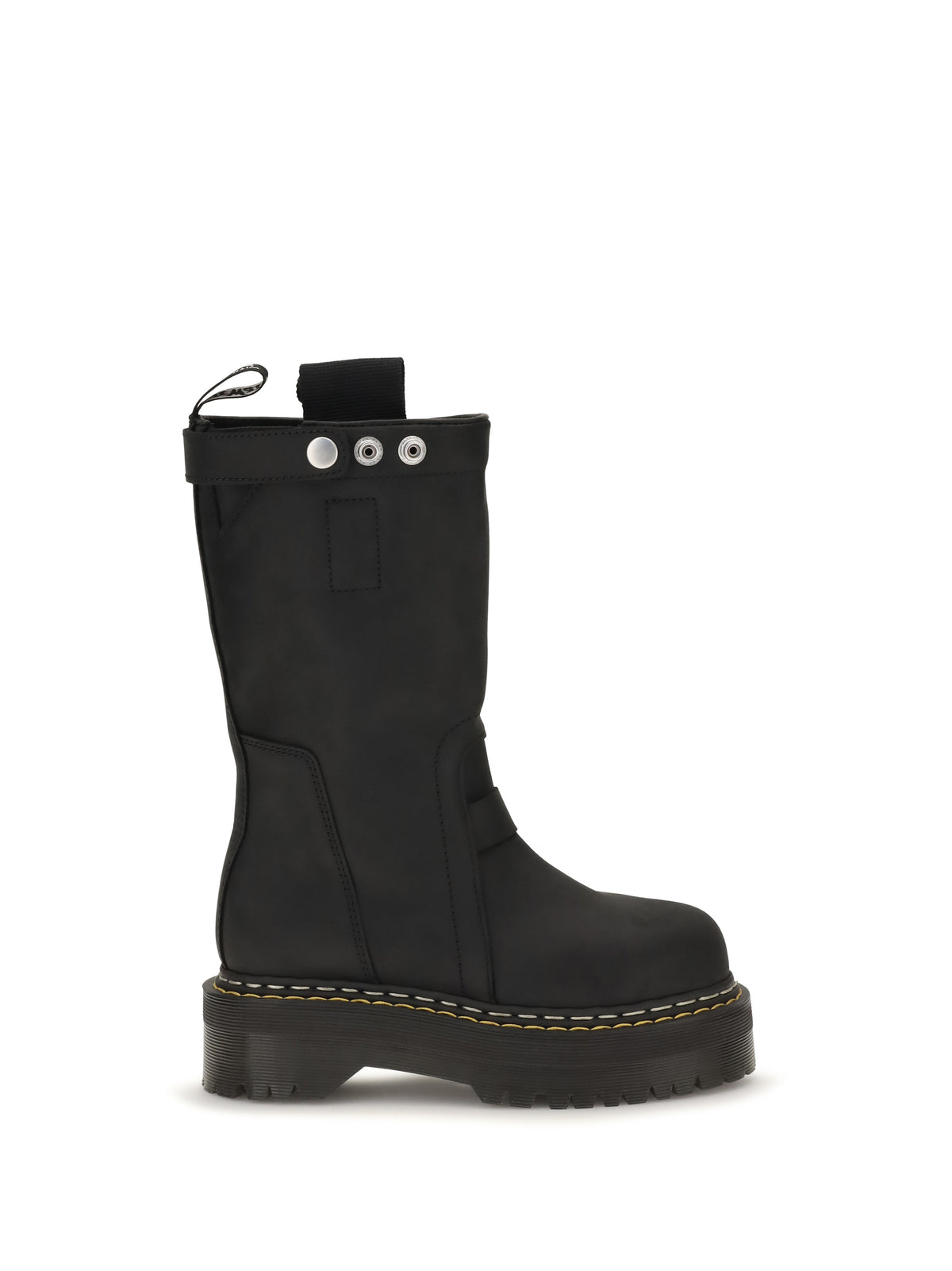 Rick Owens Quad Sole Pull On Boots - Black