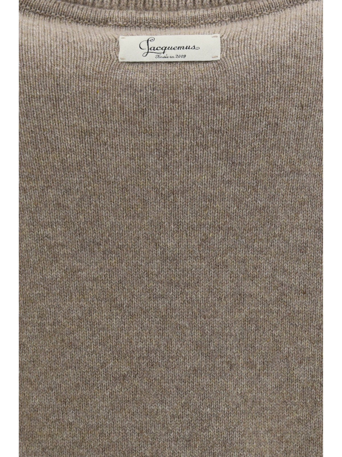 Jacquemus La Maille cashmere creweck Sweater - Beige