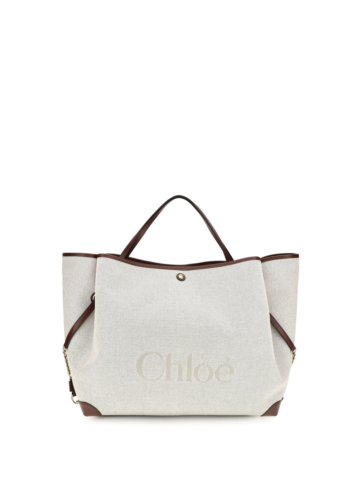 Chloé Large Carry Tote Bag - Crafty Brown
