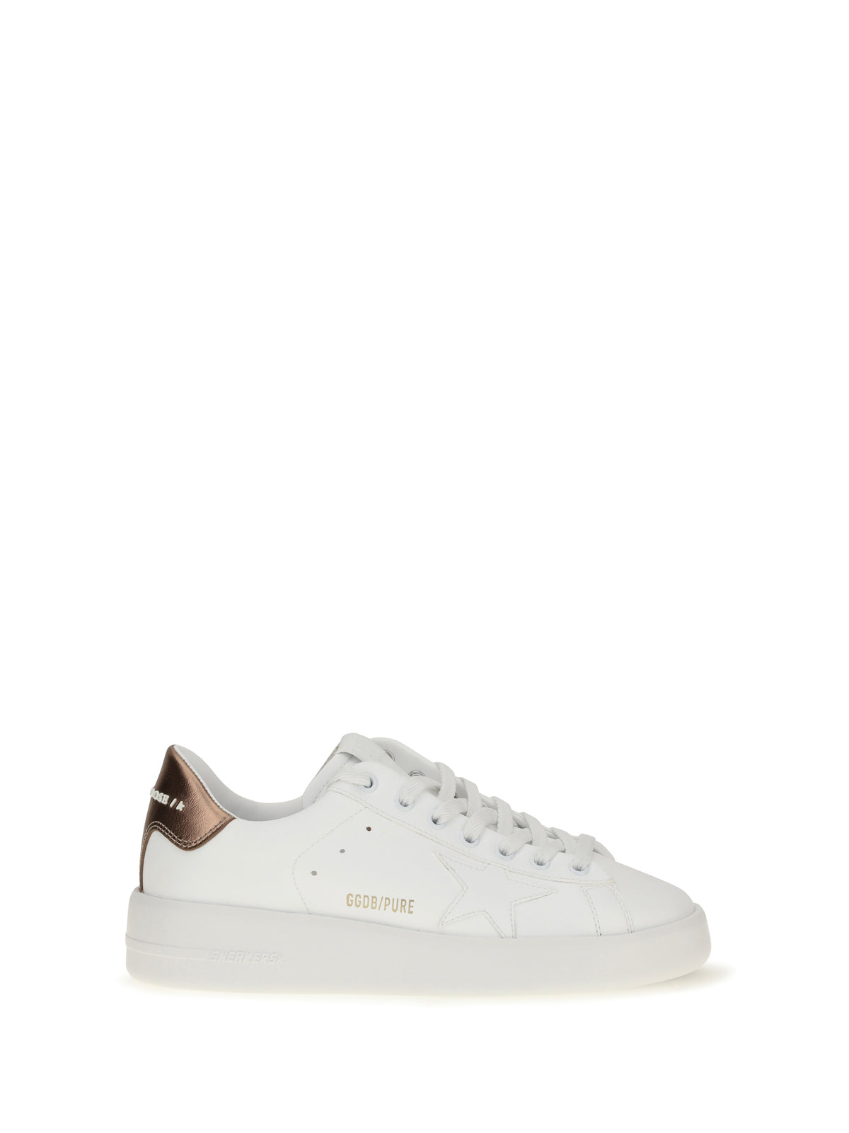 Golden Goose Pure Star Sneakers - White/Bronze