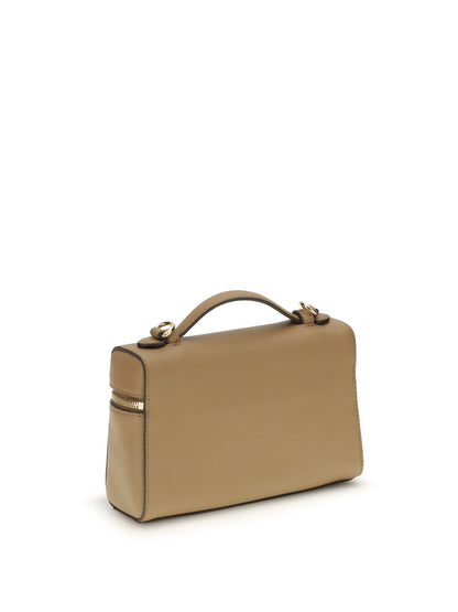 Tory Burch Romy Slim Top Handle Bag - Tiramisu