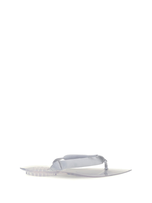 AlaïA Satin flip-flop Sandals - Argent 2