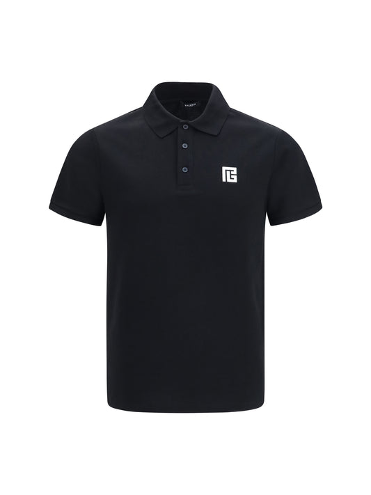 BALMAIN PB embroidered logo Polo
