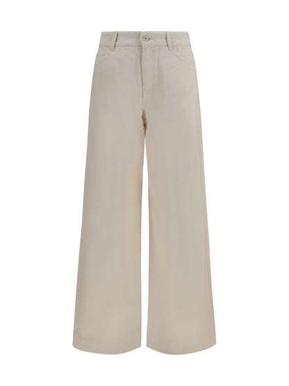 Weekend Max Mara Canneti cotton bull Pants - Multi
